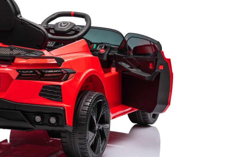 12V Chevrolet Corvette C8 1-Seater Kids Ride-on Car