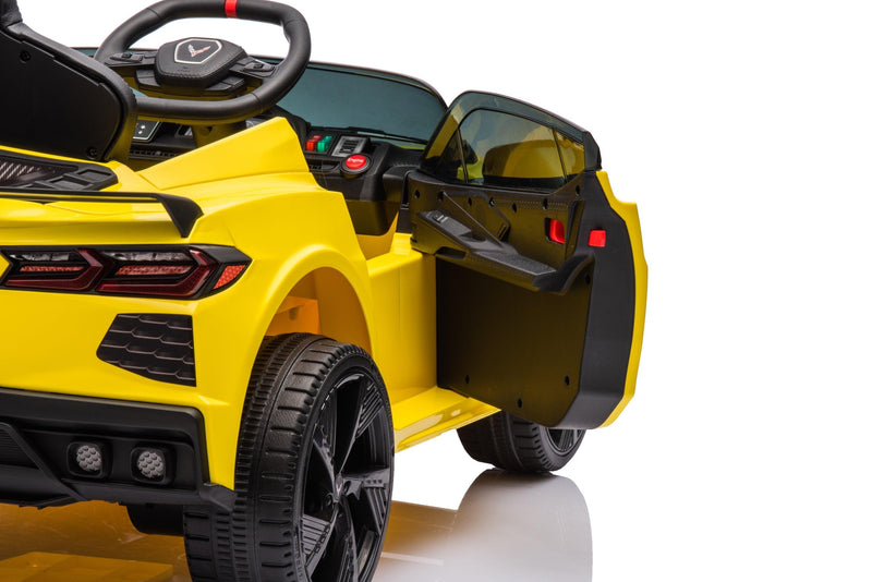 12V Chevrolet Corvette C8 1-Seater Kids Ride-on Car