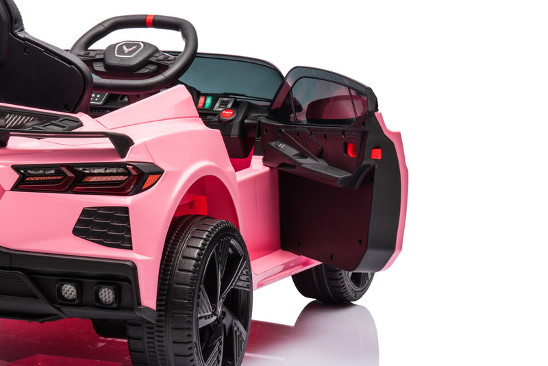 12V Chevrolet Corvette C8 1-Seater Kids Ride-on Car