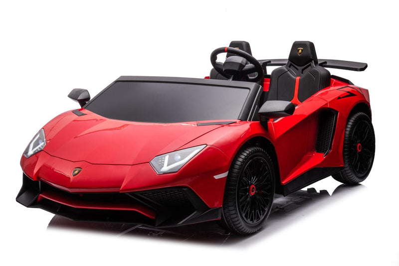 24V Lamborghini Aventador 2 Seater Ride on Car for Kids: Advanced Brushless Motor & Differential for High-Octane Fun