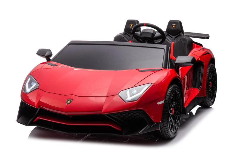 24V Lamborghini Aventador 2 Seater Ride on Car for Kids: Advanced Brushless Motor & Differential for High-Octane Fun