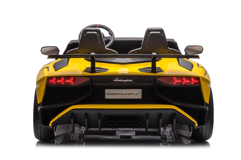 24V Lamborghini Aventador 2 Seater Ride on Car for Kids: Advanced Brushless Motor & Differential for High-Octane Fun