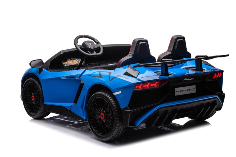 24V Lamborghini Aventador 2 Seater Ride on Car for Kids: Advanced Brushless Motor & Differential for High-Octane Fun