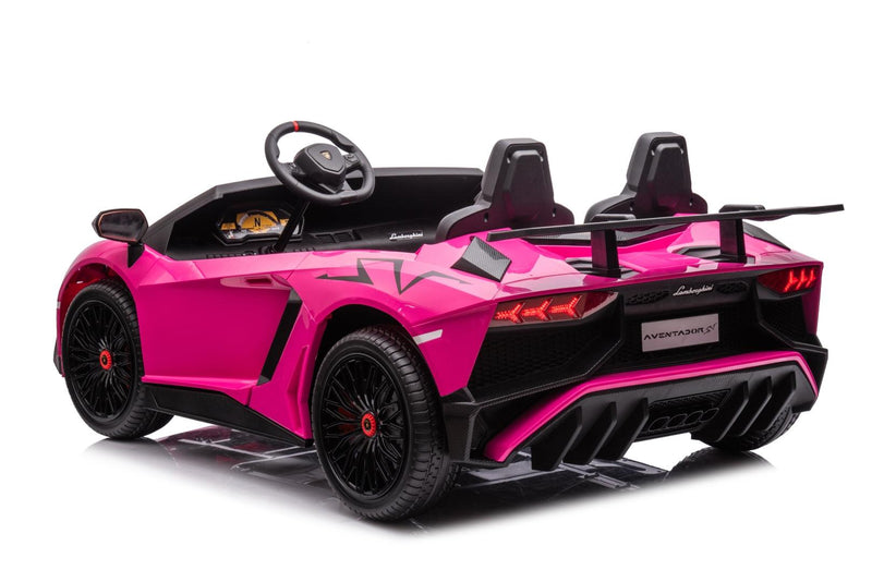 24V Lamborghini Aventador 2 Seater Ride on Car for Kids: Advanced Brushless Motor & Differential for High-Octane Fun